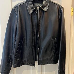 Banana Republic Black Leather Jacket